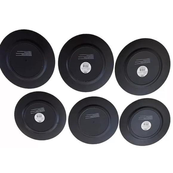 6 Charger Plates Gold 13” Diameter Acrylic - Most W/Orig Sticker -Ashland- NEW - Picture 2 of 6